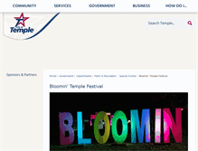 Tablet Screenshot of bloomintemple.com